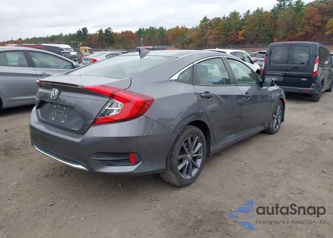 2019 Honda Civic Ex z USA, uszkodzony, nr VIN JHMFC1F35KX007849